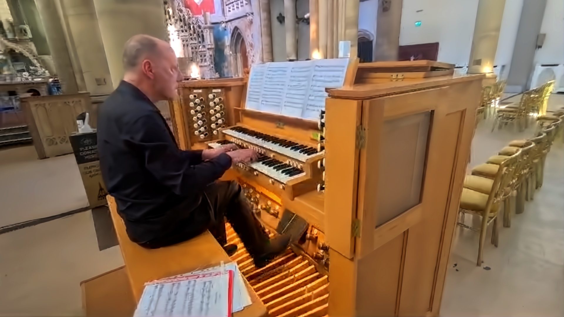 organ recital at the Monastery Manchester