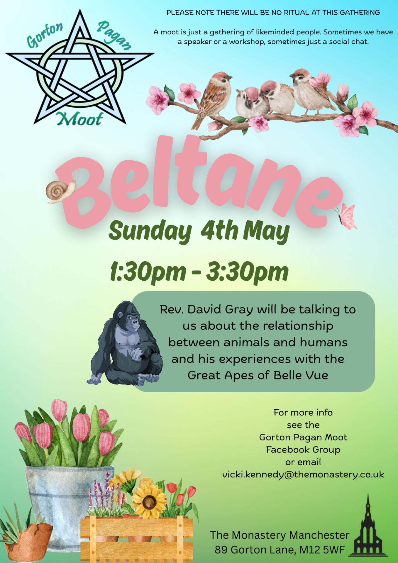 Beltane 2025 the Monastery Manchester