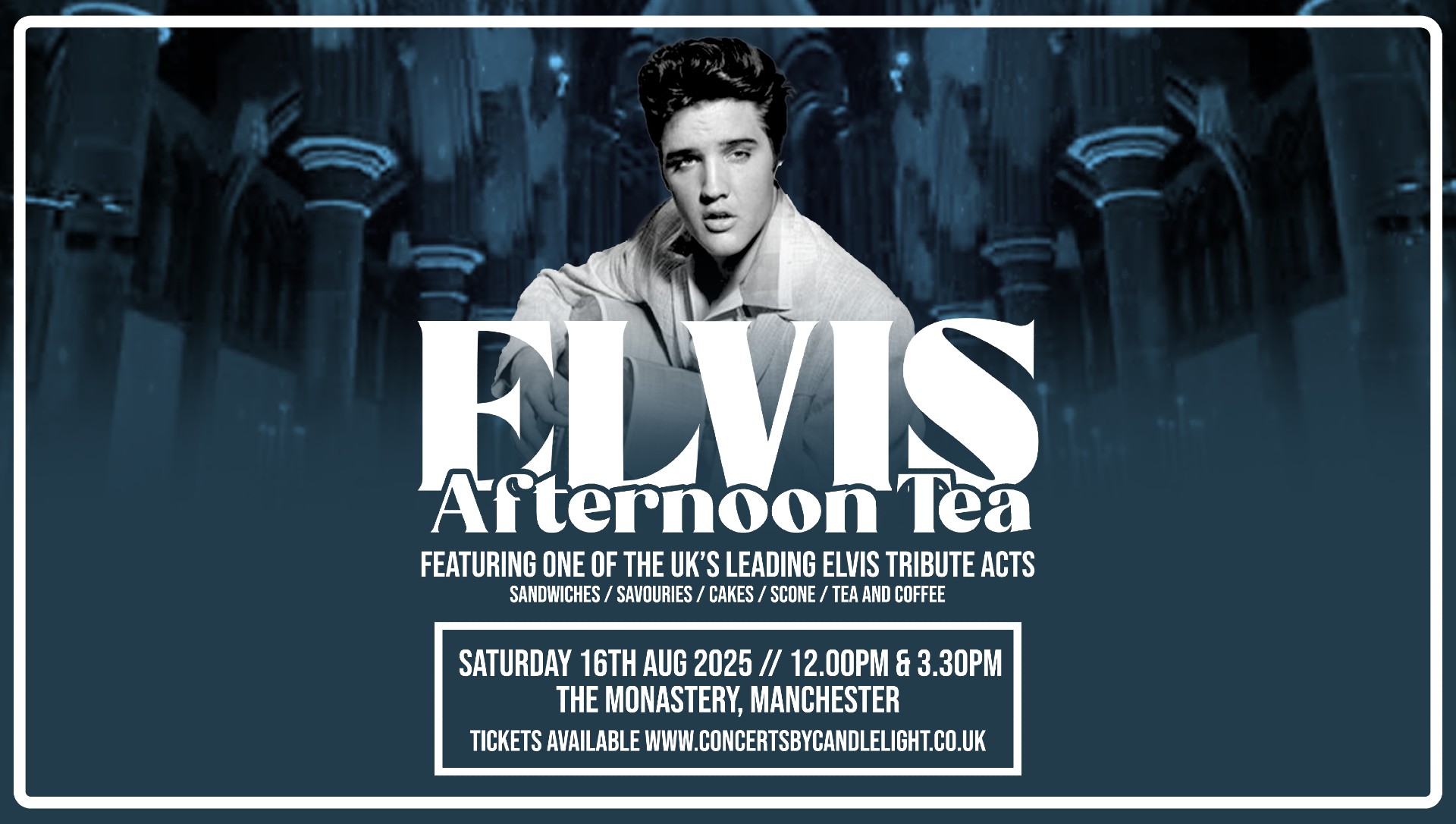 Elvis afternoon tea at the Monastery Manchester