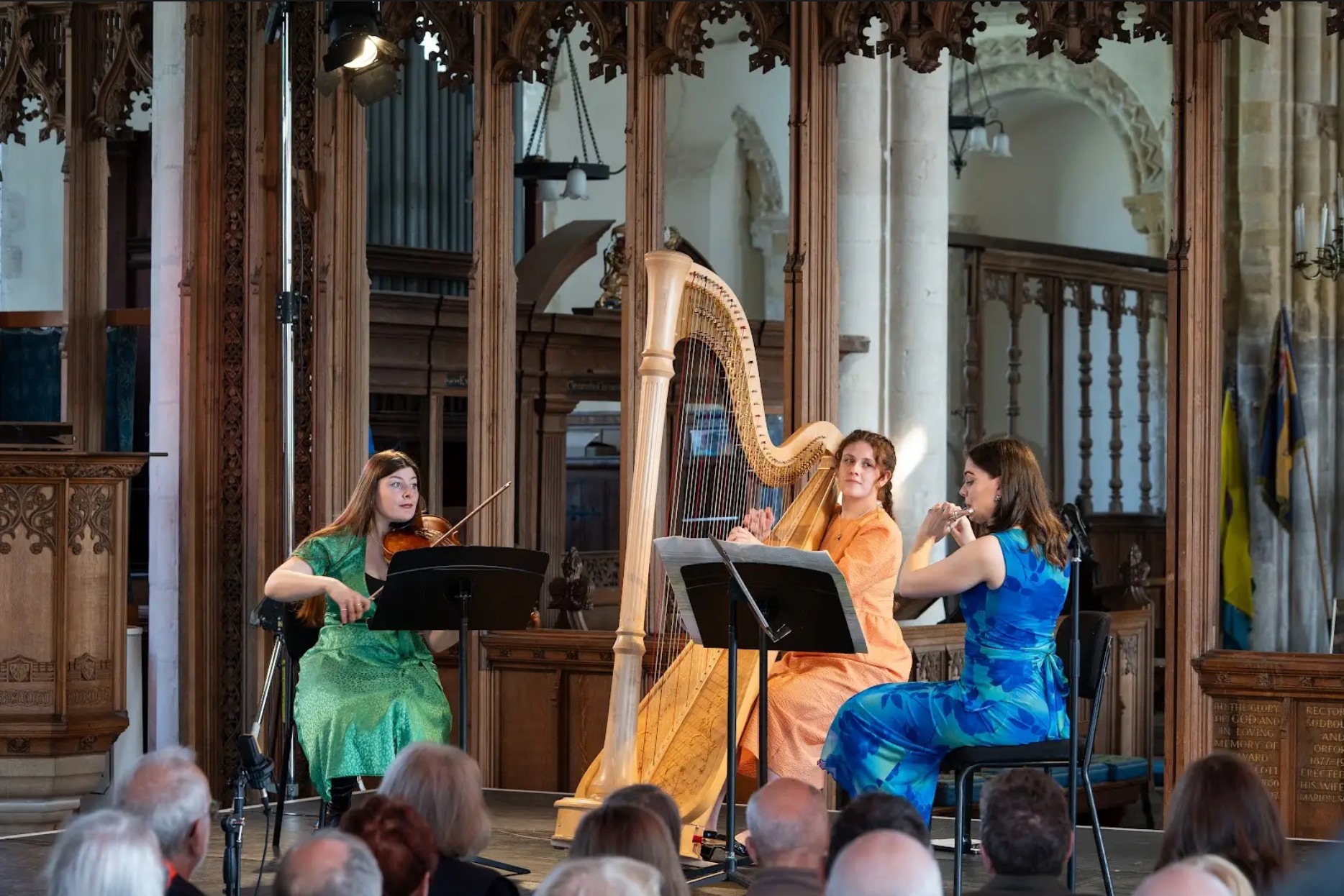 Trio farben classical music concert in manchester