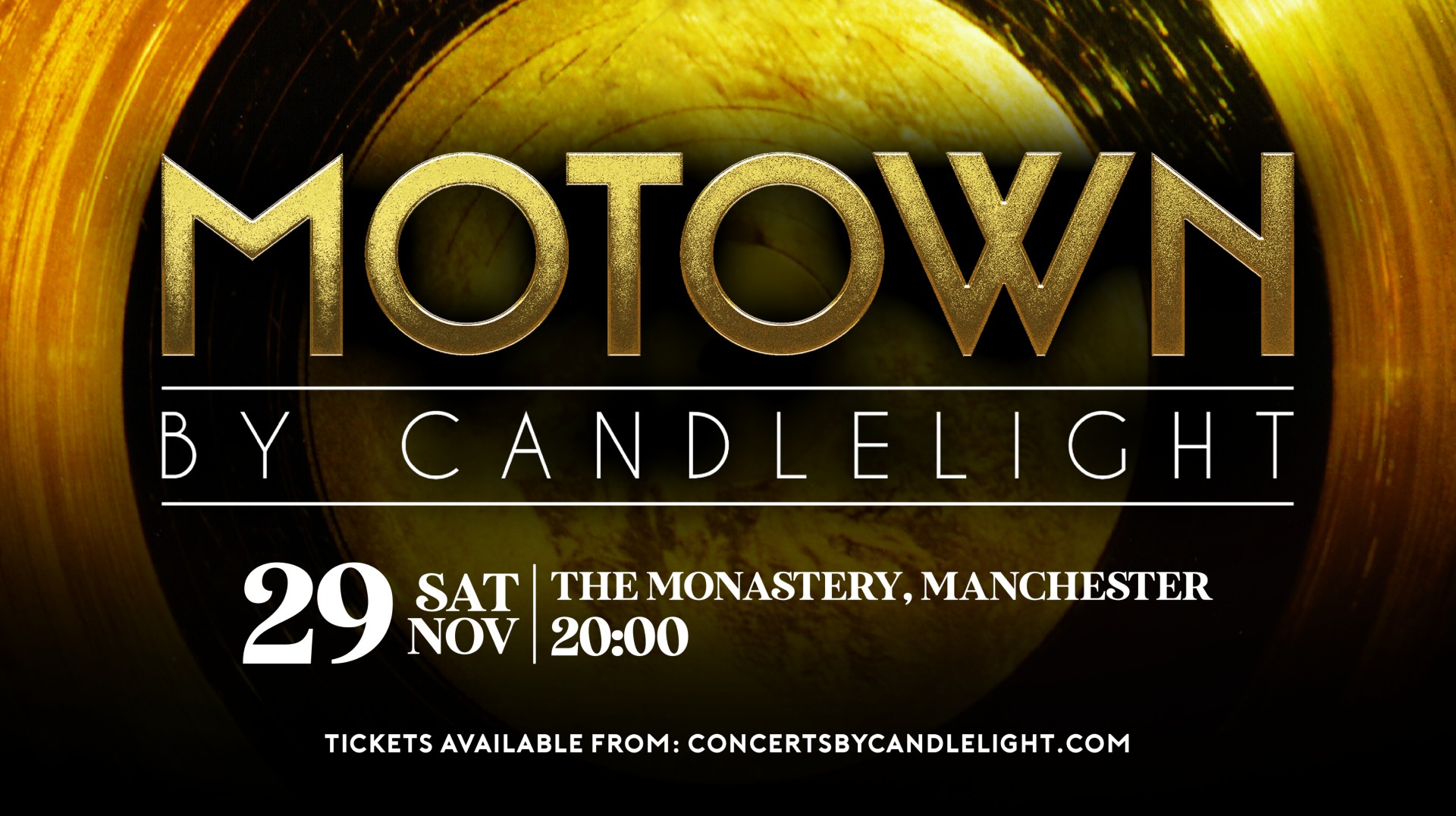 motown by candlelight at the Monastery Manchester